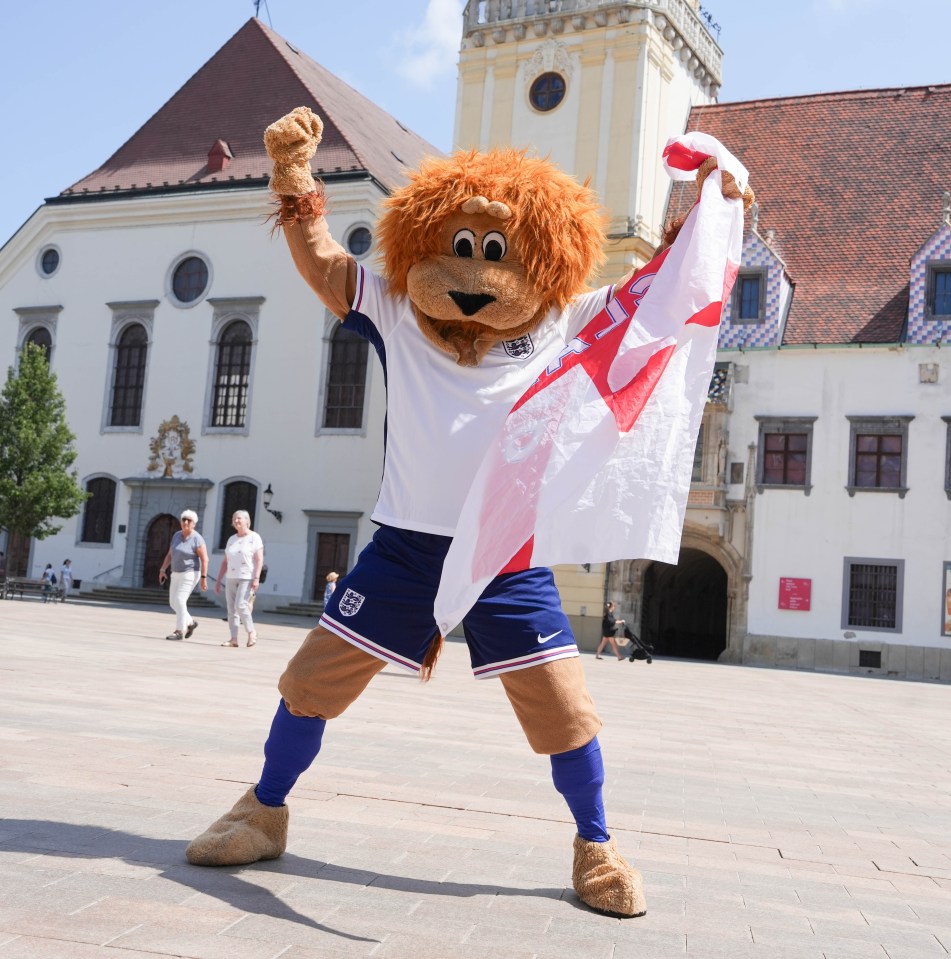 Sun mascot Harry Mane roars into Slovakia and discovers locals fear a gou-lashing off England