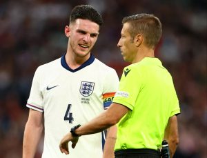 Major Euro 2024 rule change as England stars besides Harry Kane risk yellow card just for TALKING to referee