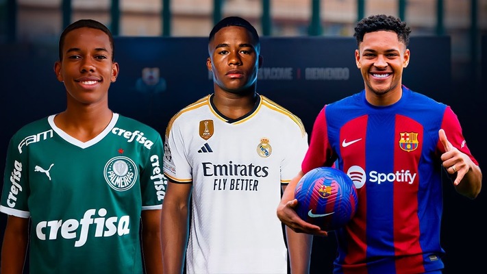 Five rising stars of Brazilian football