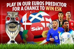 Play our Euro 2024 score predictor to be in with a chance to win £5,000