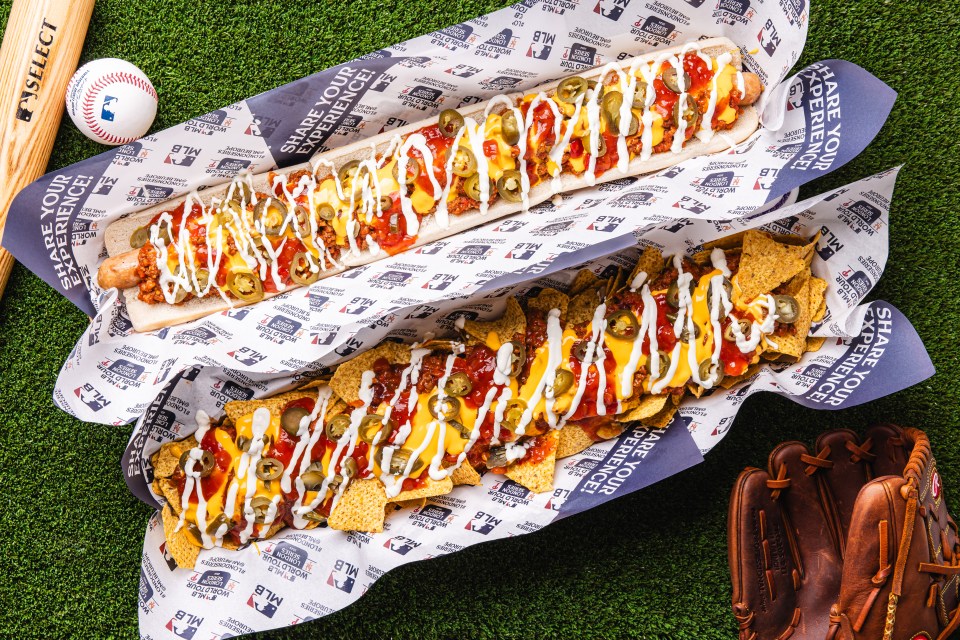 Baseball fans can feast on fish and chips, samosas or two-foot, 2,500-calorie hot dogs – but not in America