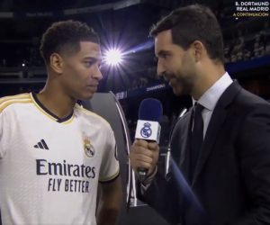 Watch Jude Bellingham give ‘very, very impressive’ first interview in fluent Spanish after winning Champions League