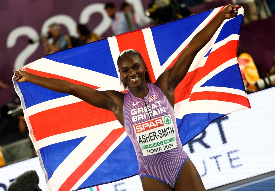 British sprinter Dina Asher-Smith wins 100m European gold to claim first major title for FIVE YEARS