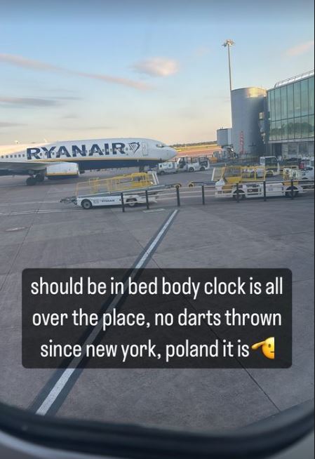 Shattered Luke Littler gets Ryanair flight for darts return after Orlando holiday but admits ‘I should be in bed’