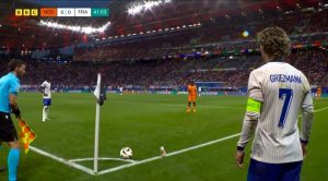 Euro 2024 fan in ‘unhinged’ act towards Antoine Griezmann which ‘only misses France star by inches’