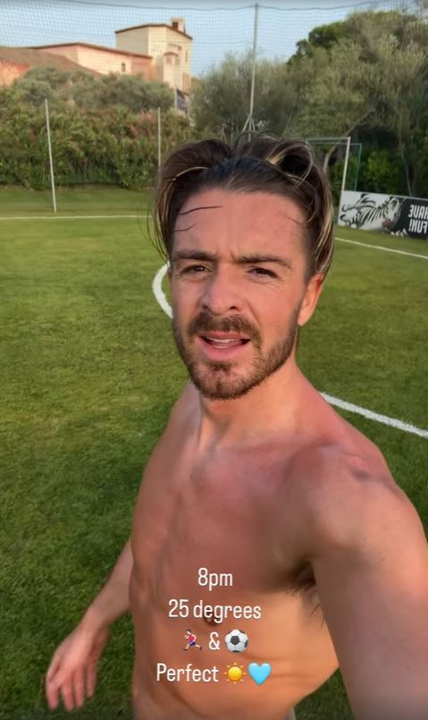 Jack Grealish posts picture of himself training at Euro giants after Man City and England exile