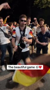 Watch German saxophonist send crowd bonkers at Euro 2024 as fans say ‘no other sport like it’