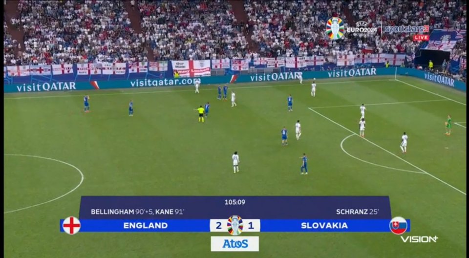 Fans say ‘what even is time?’ as they notice bizarre scoreboard quirk after England goals against Slovakia