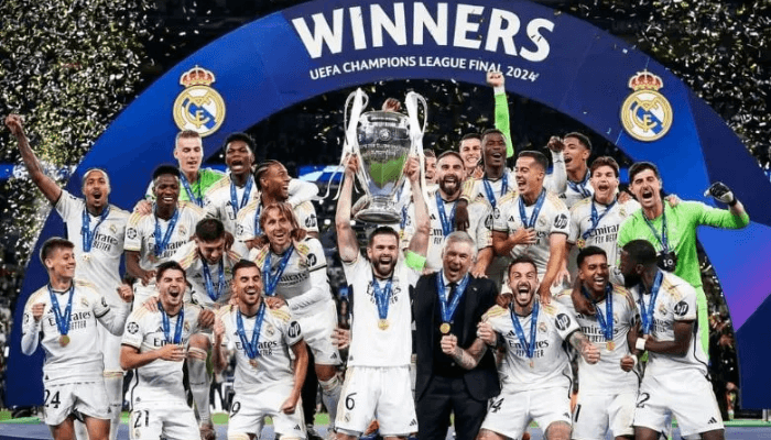 Real Madrid lifts 15th UEFA Champions League trophy