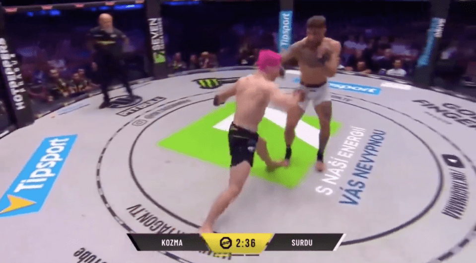 Watch as MMA star is faceplanted and ‘knocked out COLD’ as fans gasp ‘blink and you’ll miss it’