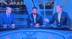 Fans feel sorry for Sturridge as footage emerges of him with head in hands on live TV during US icon’s England analysis