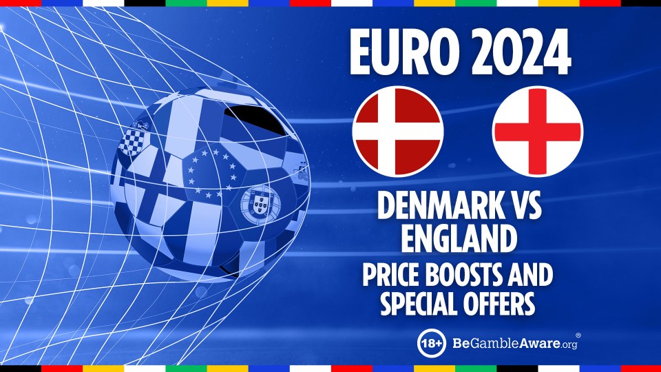 Denmark vs England odds: Price boosts and specials offers for Thursday’s Euro 2024 clash