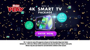 Win a stunning 83-INCH 4K Smart TV with The Sun Play this June