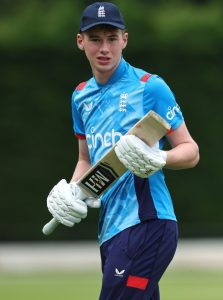 Cricket legend Freddie Flintoff’s son Rocky, 16, smashes CENTURY on England debut off just 111 balls as mum watches on