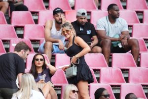 England Wags cheer on Three Lions vs Slovenia as Conor Gallagher’s girlfriend steals show in black dress and high heels