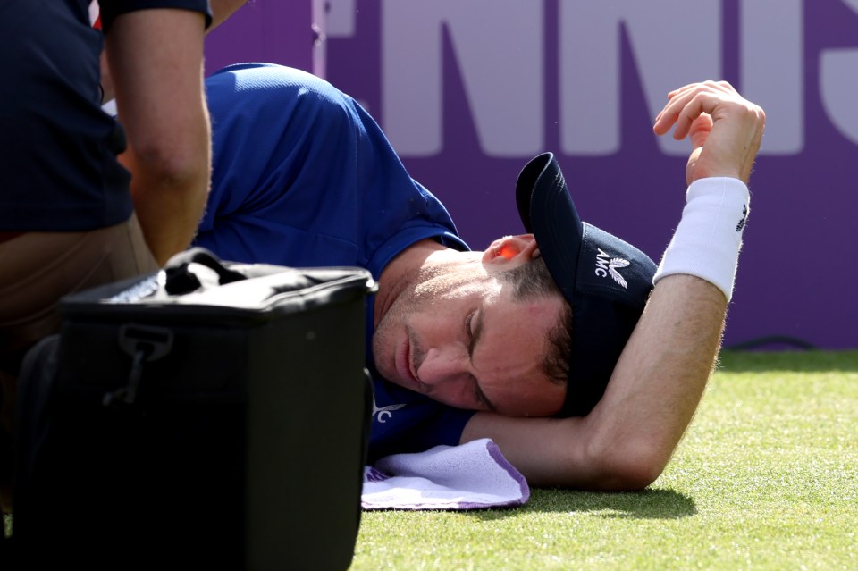 Andy Murray RETIRES HURT at Queen’s with fears he’s played his final Wimbledon just 12 days before tournament starts