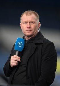 Paul Scholes gives Declan Rice TWO pieces of advice for England’s Euro 2024 last 16.. before telling fans to ‘p*** off’