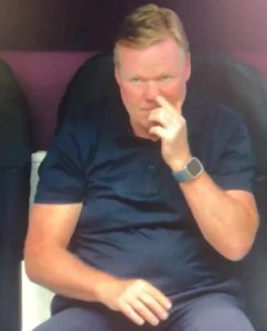 Fans appear to spot Netherlands manager Ronald Koeman in disgusting act on bench during Euro 2024 opener