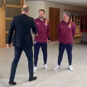 Euro 2024 – Prince William gives England team a royal send-off before Southgate’s 26 hopefuls jet off to Germany