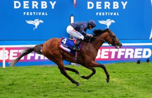 City Of Troy silences the doubters with emphatic Epsom Derby victory amid loose horse drama