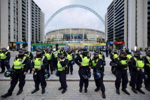 More than 50 arrested as fans storm Wembley & clash with cops during Champions League final despite £5m ‘ring of steel’