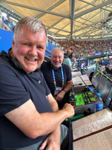 Fans hail Mark Pougatch’s classy farewell to Clive Tyldesley live on TV as ITV commentator bows out after 28 years