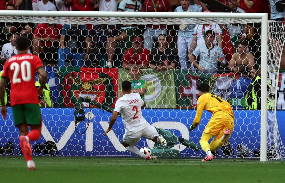 ITV viewers fume as they MISS Portugal goal as camera cuts to Cristiano Ronaldo and Joao Cancelo rowing on pitch