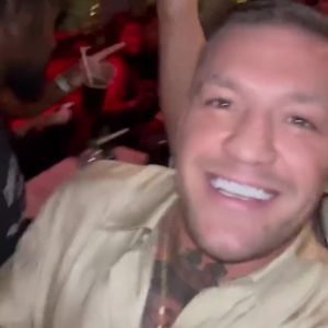 Conor McGregor parties AGAIN with army of ring girls just weeks before comeback at UFC 303 vs Michael Chandler