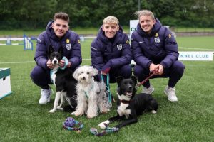 England stars serve up a dog’s dinner as Gordon, Rice and Gallagher are put through Crufts-style challenge