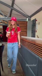 Denmark Wags including Man Utd star Hojlund’s girlfriend get on the beers before England Euro 2024 clash