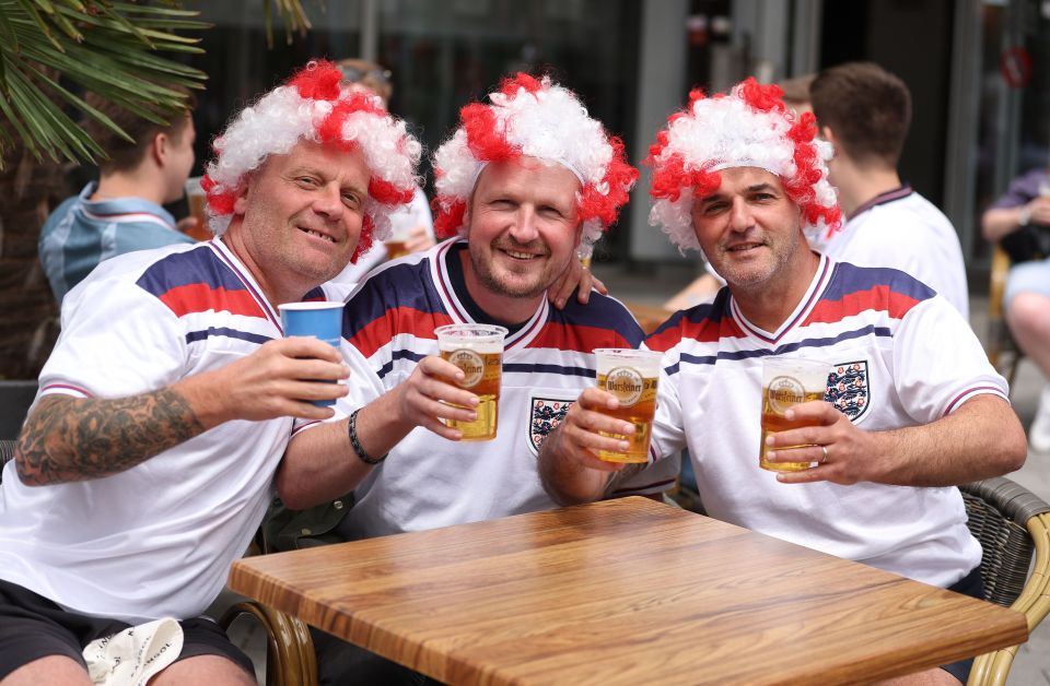 England fans down 2 MONTHS worth of beer in one Euros weekend at German restaurant that became unlikely ‘Little Wembley’