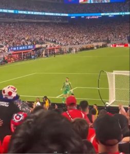 Watch Emi Martinez do ‘most Emi Martinez thing’ to fuming Chile fans as Argentina qualify for Copa America quarter-final