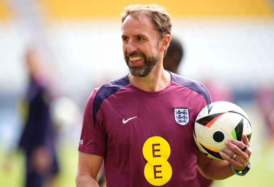 Gareth Southgate spotted wearing England’s Euro 2024 secret weapon loved by Kim Kardashian and Prince Harry