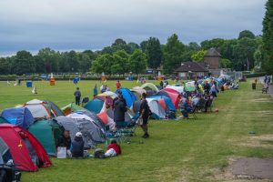 Tennis fans camp out as they queue for Wimbledon tickets 24 hours before tournament kicks off