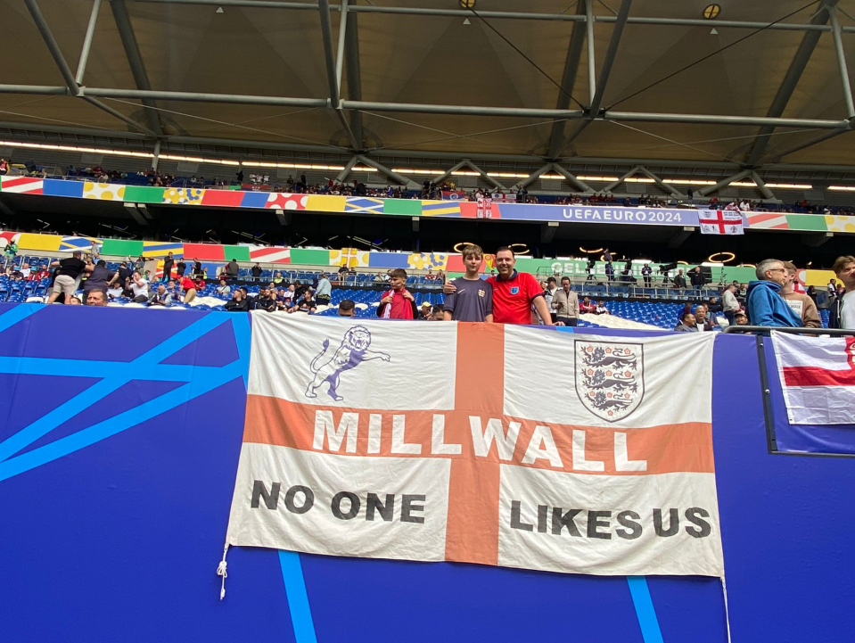 My prized England flag shown on TV was STOLEN by Serbian ‘hooligans’ at Euro 2024 game – then they taunted me with it