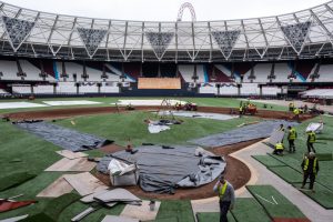 Premier League stadium unrecognisable after being transformed into state-of-the-art baseball ballpark