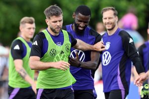 Germany’s Euro 2024 plans thrown into chaos as stars Rudiger and Fullkrug ‘almost come to blows’ in training