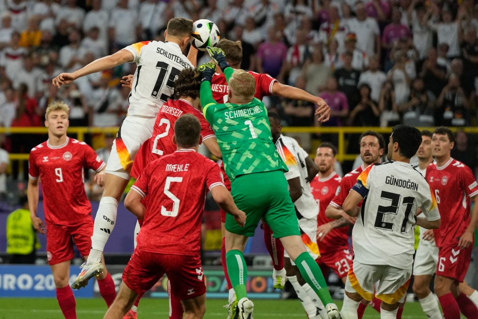 Fans claim ‘English refs have struck again’ as Germany goal is controversially disallowed by Michael Oliver