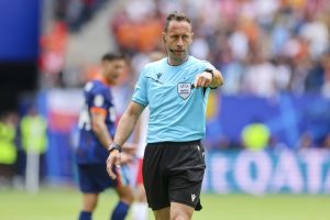 England vs Denmark Euro 2024 referee has already clashed with Three Lions after bust-up with Jimmy Floyd Hasselbaink