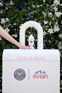 Evian to charge Wimbledon fans £5 for water refills at this year’s tournament with revolutionary QR code scheme