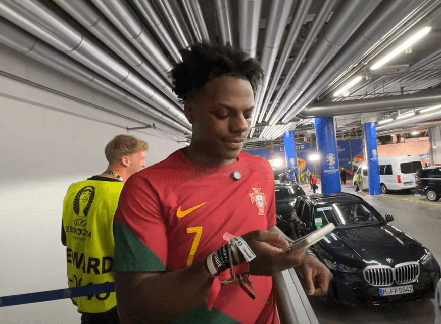 Watch IShowSpeed’s X-rated meltdown after police block him from seeing Cristiano Ronaldo at Euro 2024