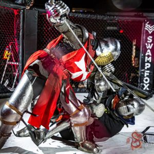 Inside bizarre world of ‘armoured MMA’ where rivals dress up as knights and battle in cage with SWORDS