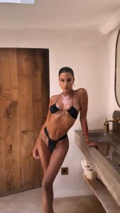 Former Italy star Marco Verratti’s stunning wife Jessica leaves little to imagination in barely-there bikini