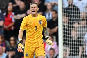 Jordan Pickford makes embarrassing half-time blunder as England’s ex-Sunderland star left red-faced at St James’ Park