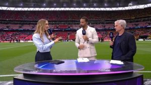 Jose Mourinho walks off TNT Sports set live on TV during Champions League final as Laura Woods hails ‘classy moment’