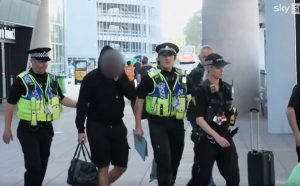 Man detained at Manchester Airport after fan trouble before England v Serbia as he has passport taken away