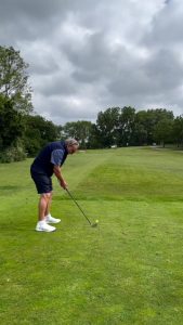 Neil Warnock takes on his PGA trainee son in golf but fans are unimpressed by what he does before his shot