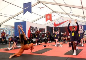 England stars hope for longer stretch at Euros — as they do yoga at five-star hotel