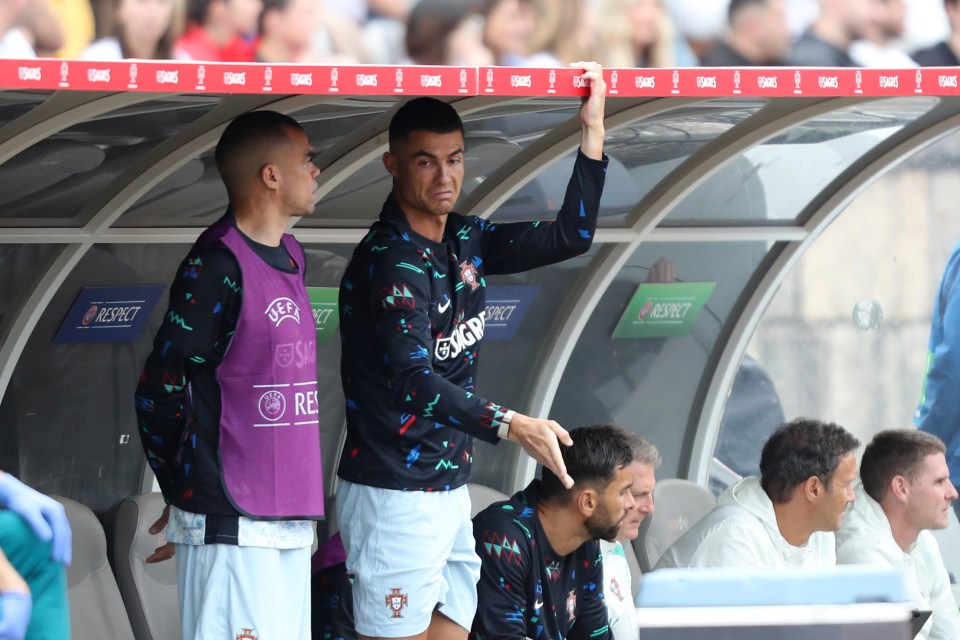 Cristiano Ronaldo benched in Euro 2024 warm-up match but Portugal boss Roberto Martinez’s bold call backfires