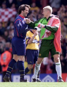 Peter Schmeichel teases England over ‘It’s Coming Home’ but David Seaman says: ‘We’re favourites’ ahead of Denmark game